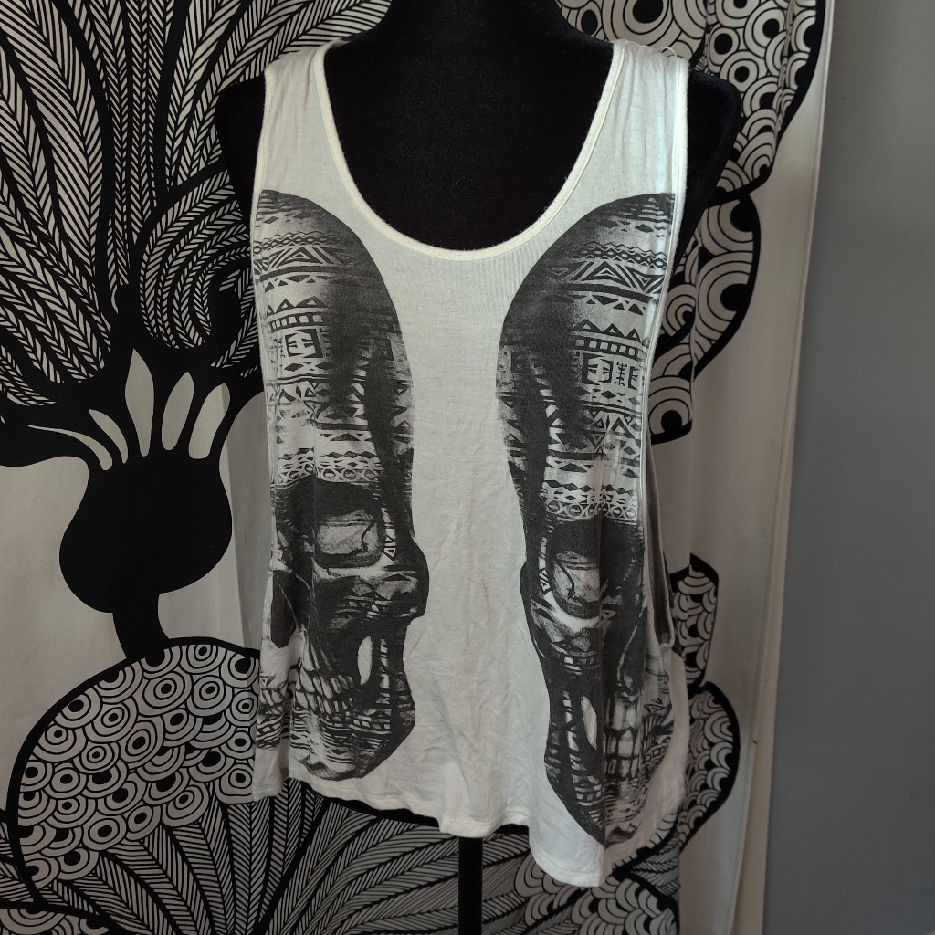 2/$10 Split Side Skeleton Tank